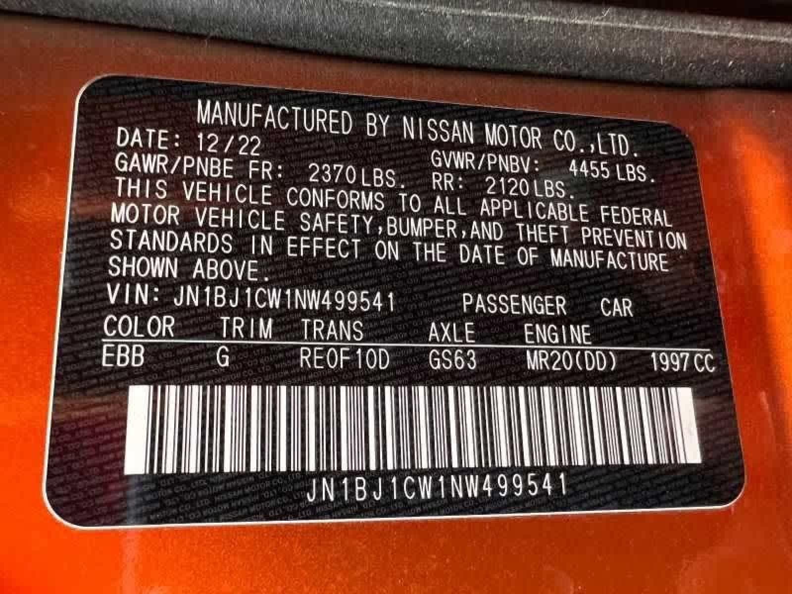 Certified 2022 Nissan Rogue Sport SL w/ Premium Package AWD/4WD image 21