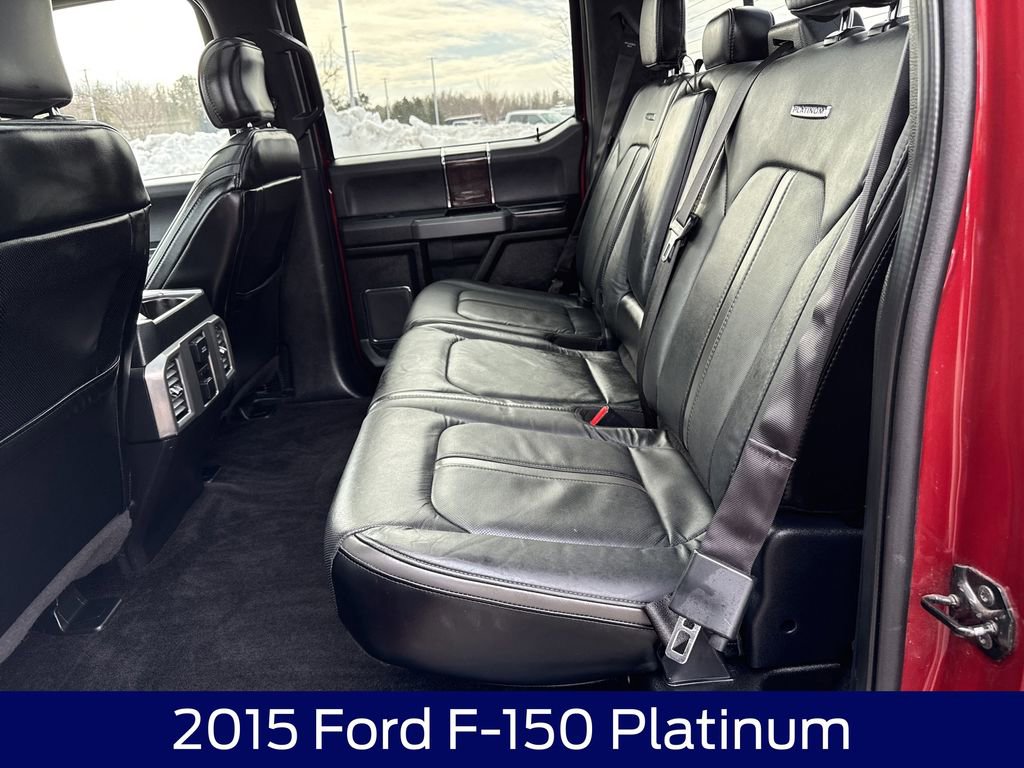 Used 2015 Ford F150 Platinum w/ Trailer Tow Package image 16