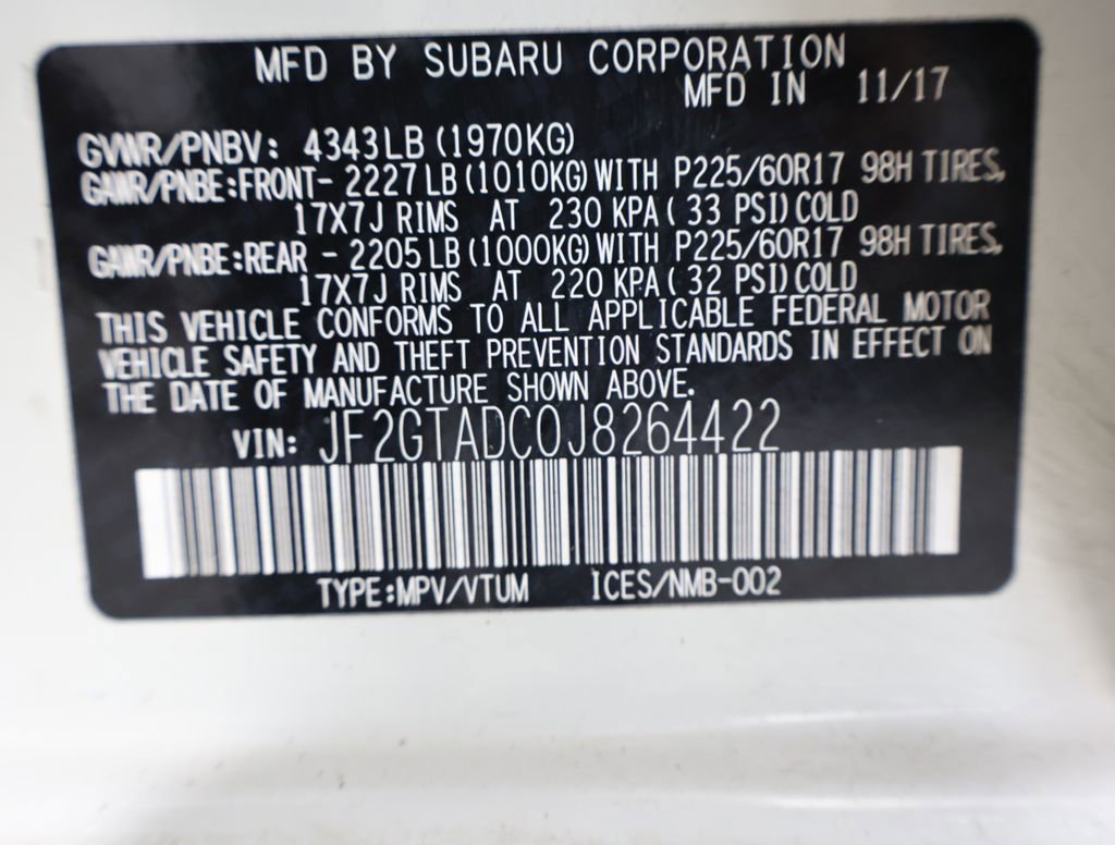 Used 2018 Subaru Crosstrek 2.0i Premium image 12