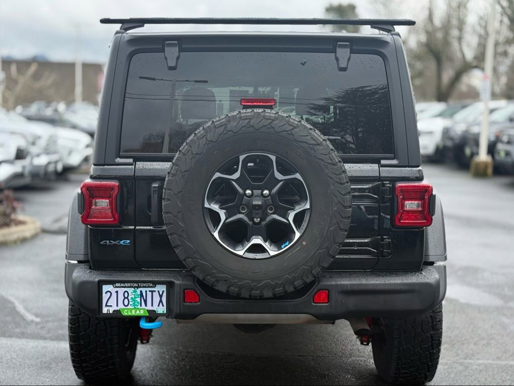 Used 2022 Jeep Wrangler Unlimited Rubicon 4xe w/ Steel Bumper Group image 4