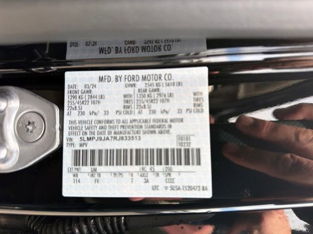 Used 2024 Lincoln Nautilus Black Label w/ Jet Appearance Package (87T) image 34