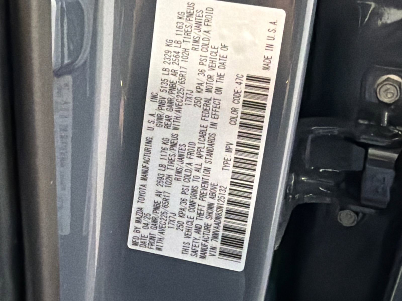 Certified 2025 MAZDA CX-50 AWD 2.5 Hybrid w/ Cargo Package image 36