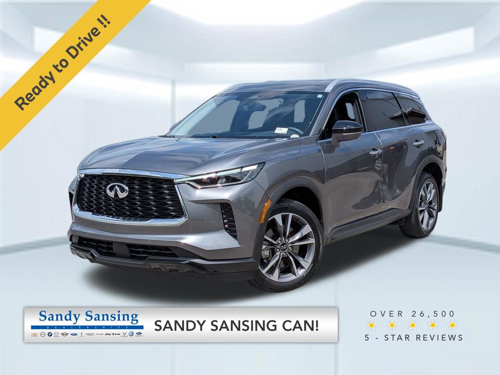 Used 2023 INFINITI QX60 Luxe w/ Cargo Package FWD image 1