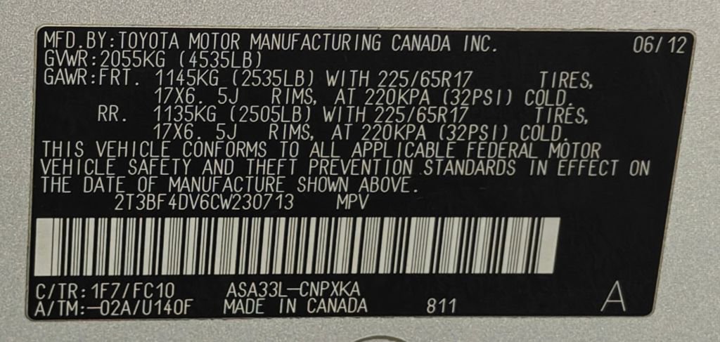 Used 2012 Toyota RAV4 4WD w/ Value Pkg image 30