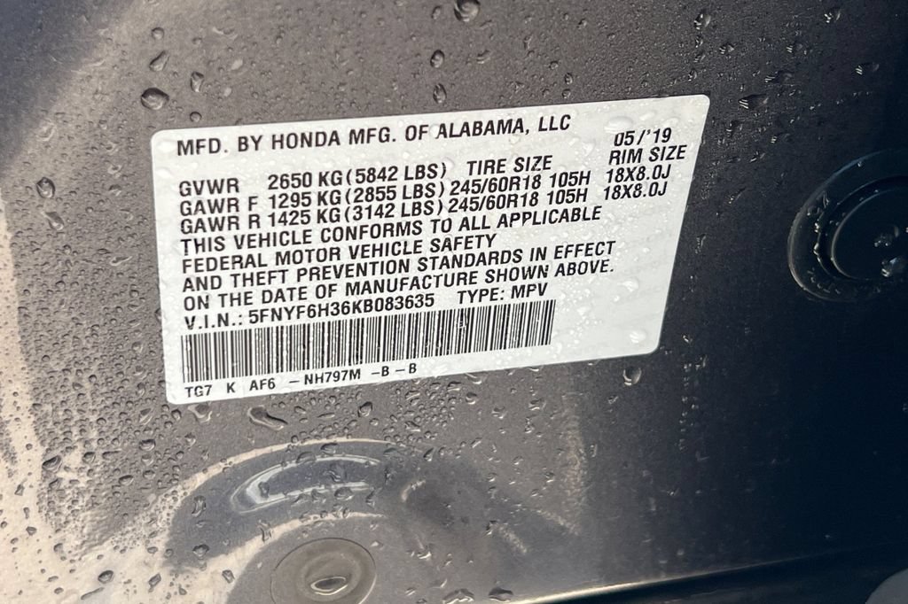 Used 2019 Honda Pilot EX image 32
