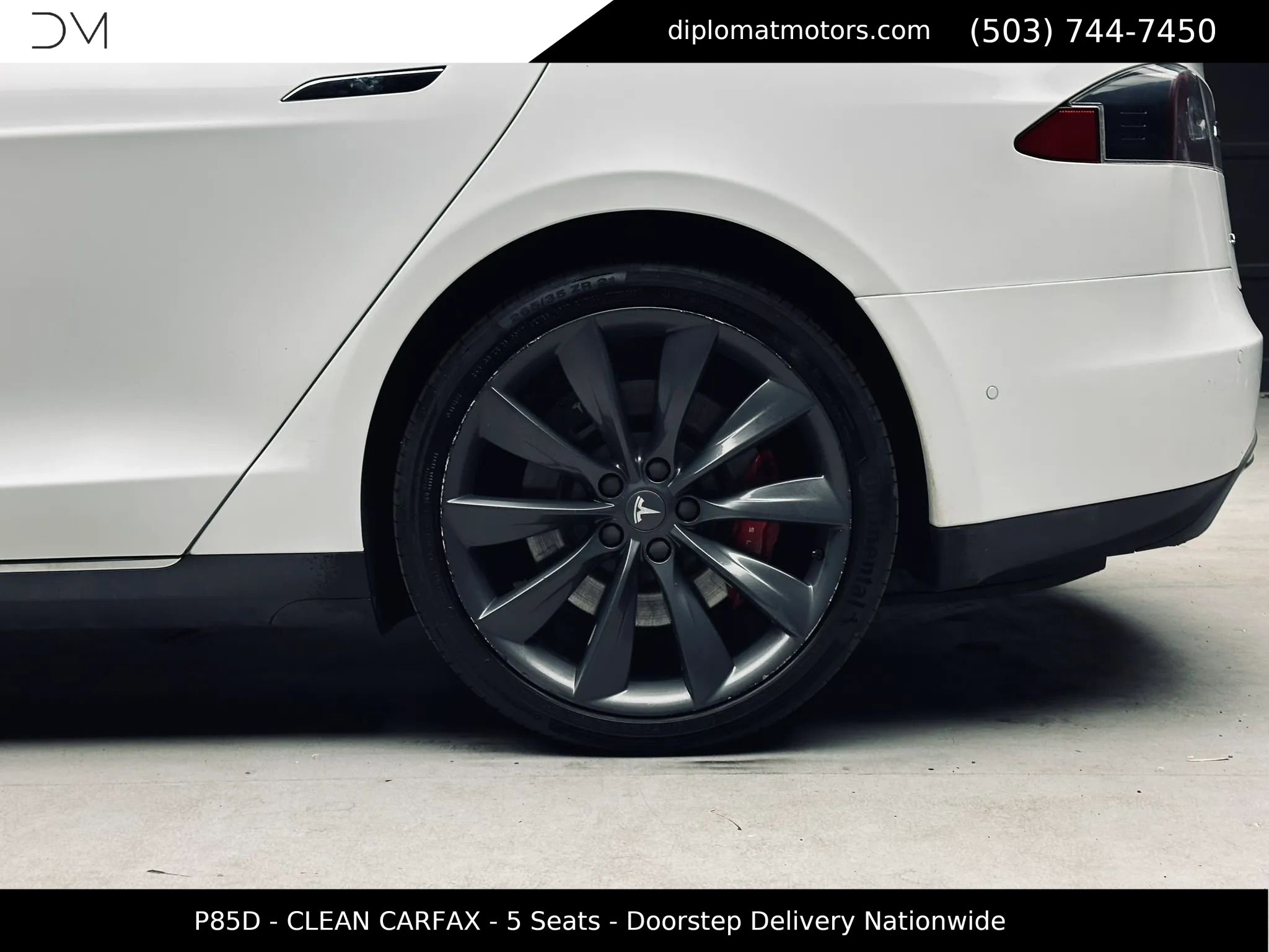 Used 2014 Tesla Model S P85D AWD/4WD image 38