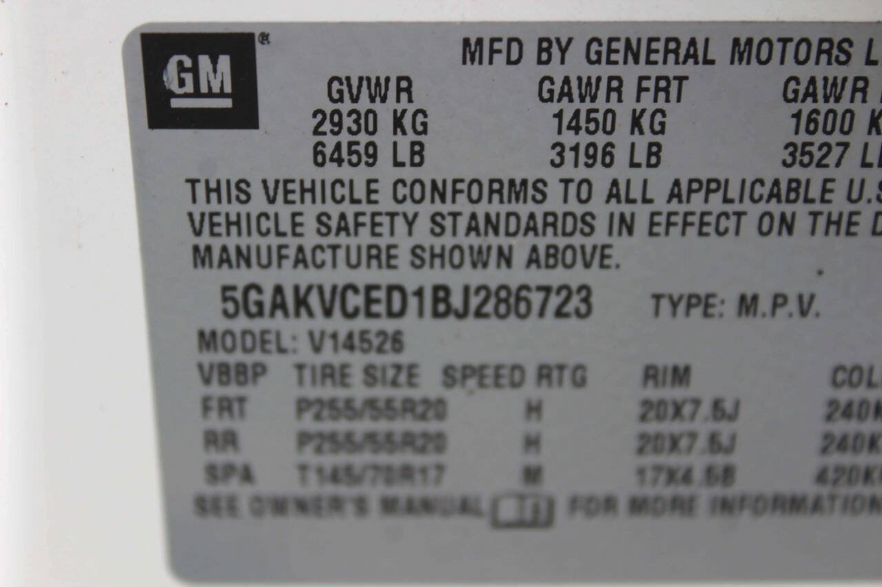 Used 2011 Buick Enclave CXL AWD/4WD image 11