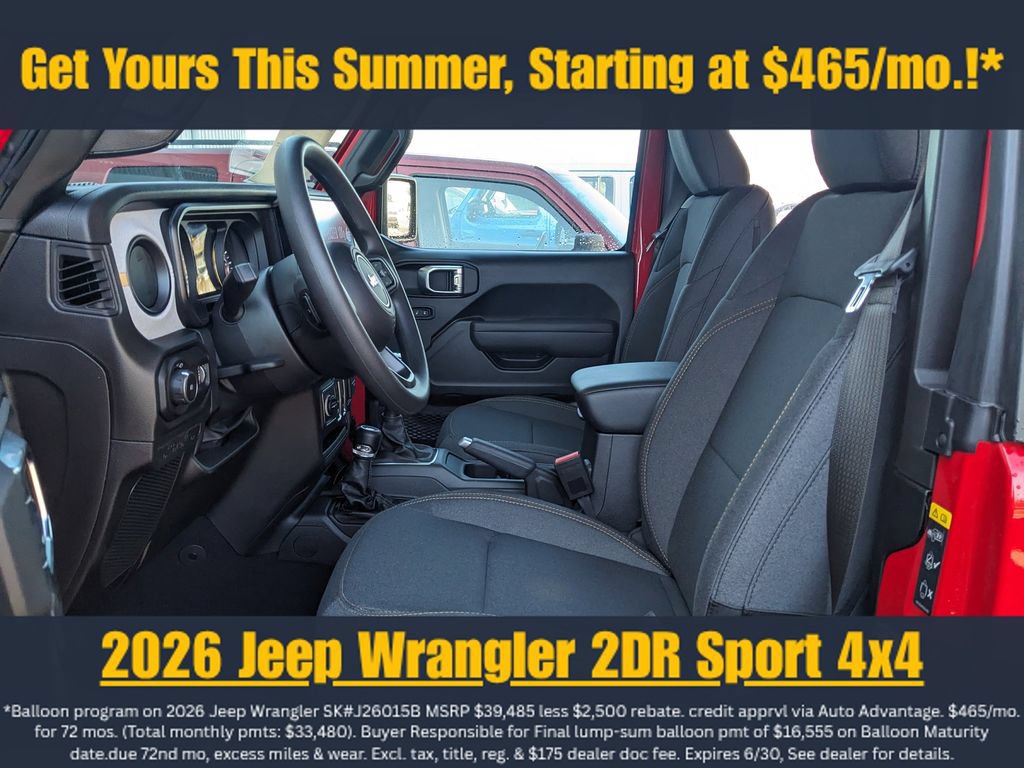 New 2026 Jeep Wrangler Sport AWD/4WD image 16