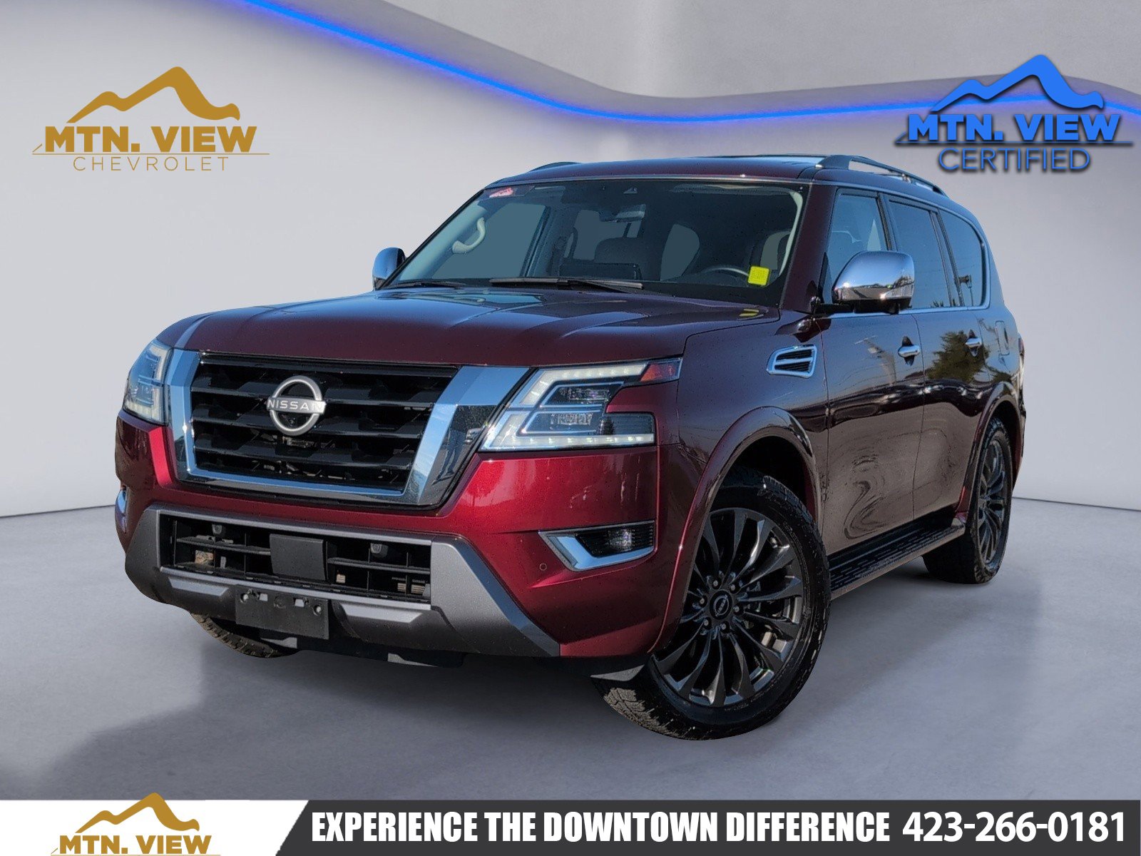 Used 2023 Nissan Armada Platinum w/ Captain's Chairs Package