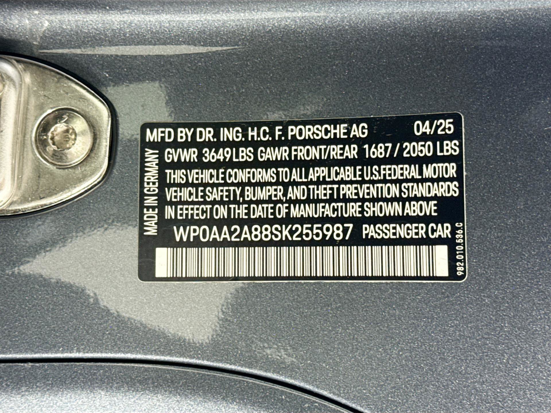 Used 2025 Porsche 718 Cayman RWD image 30