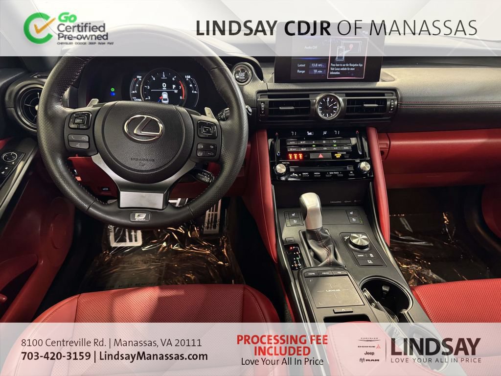 Used 2023 Lexus IS 350 F Sport w/ Memory Package RWD image 21