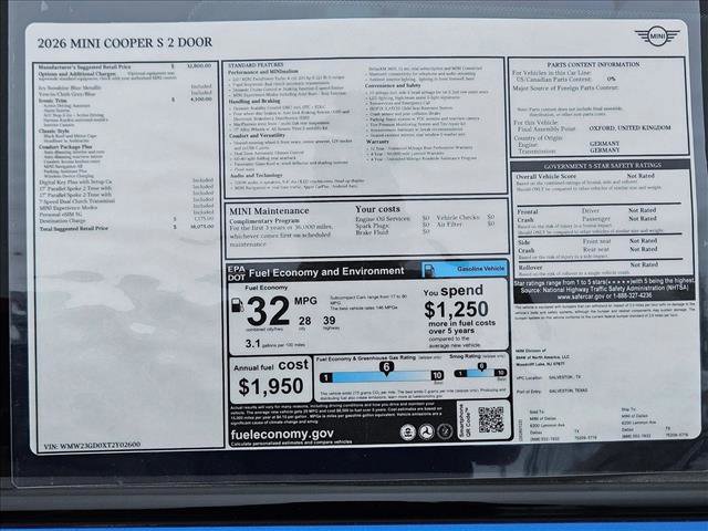 New 2026 MINI Cooper S image 17