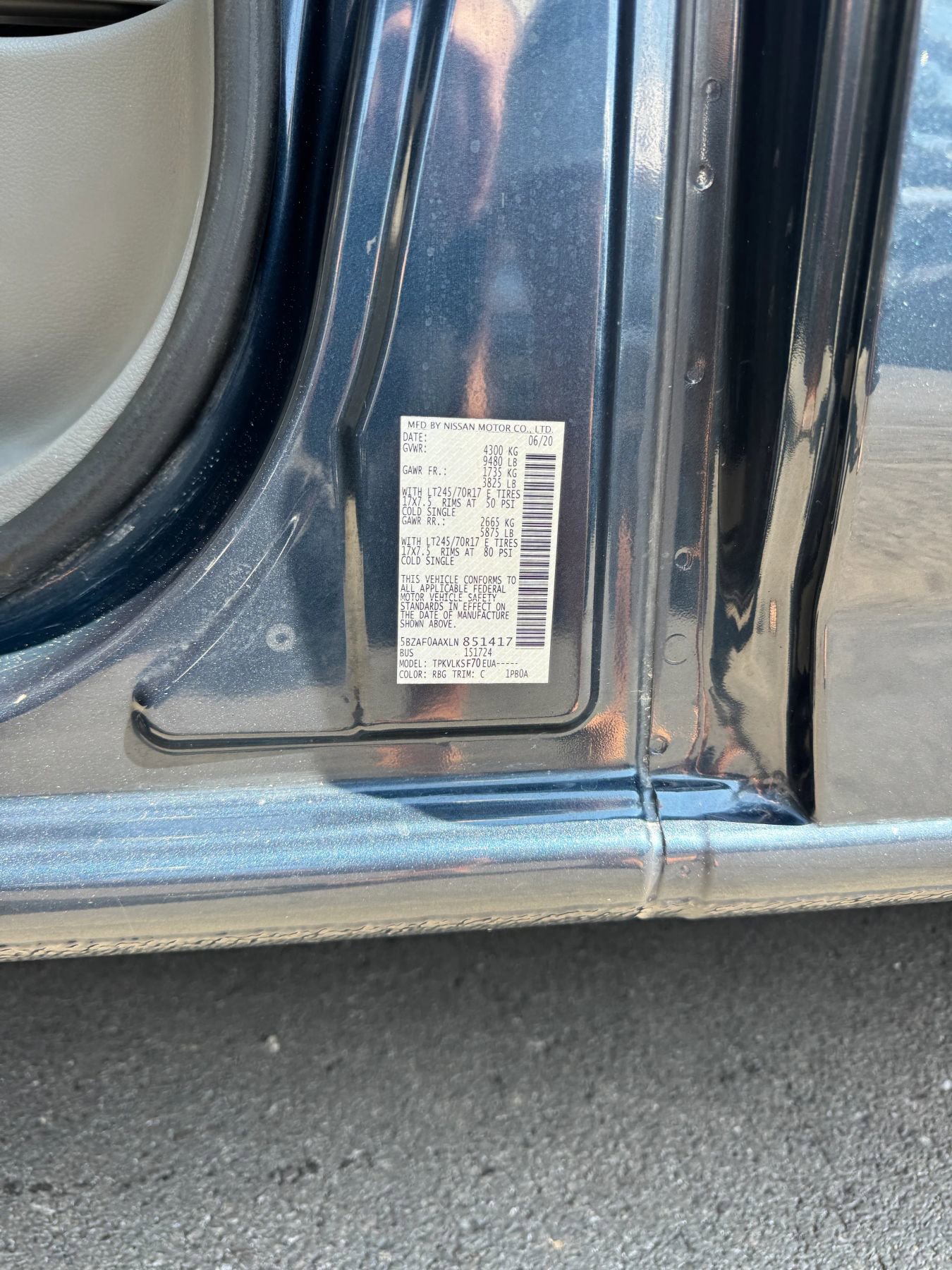 Used 2020 Nissan NV 3500 SL image 16