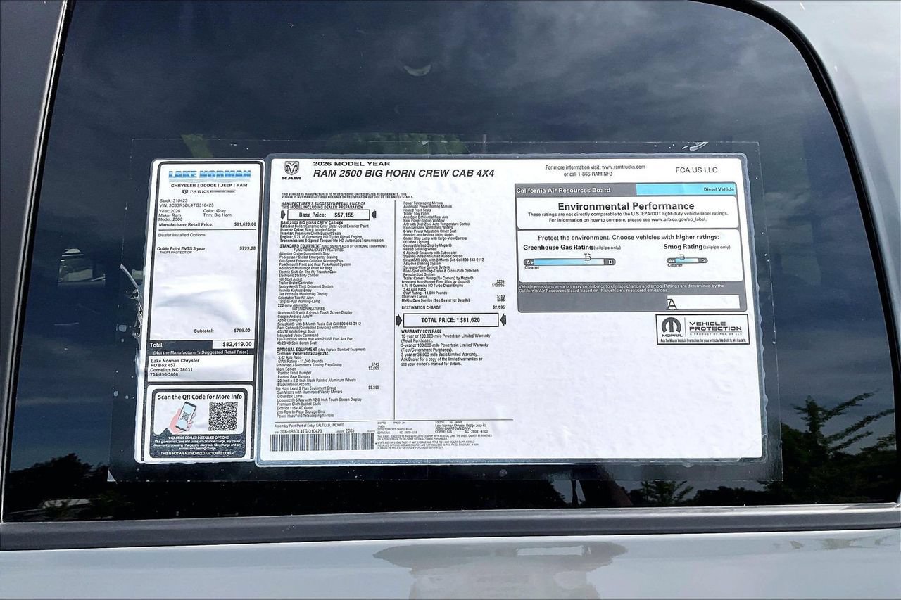 New 2026 RAM 2500 Big Horn AWD/4WD image 38