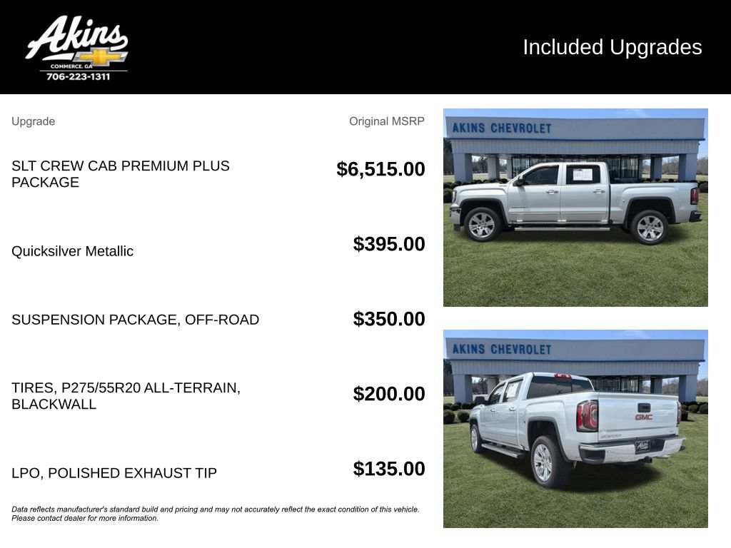 Used 2017 GMC Sierra 1500 SLT AWD/4WD image 5