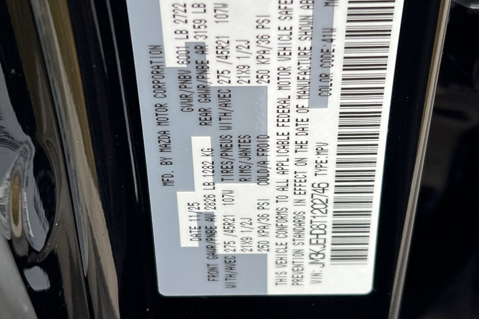 New 2026 MAZDA CX-70 3.3 Turbo w/ Premium Plus Pkg image 22