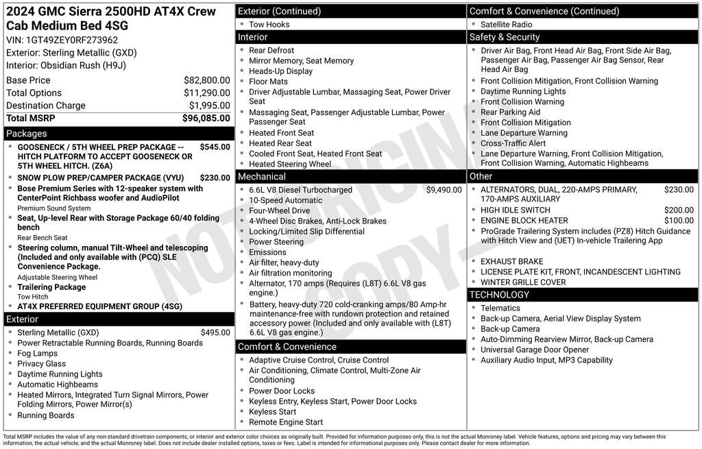 Used 2024 GMC Sierra 2500 AT4X AWD/4WD image 23