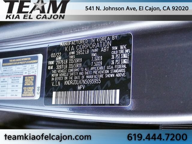 Certified 2022 Kia Sorento SX w/ Panoramic Sunroof Package AWD/4WD image 37