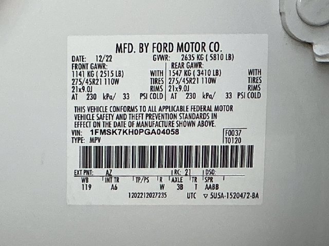 Used 2023 Ford Explorer ST-Line w/ Class IV Trailer Tow Package RWD image 32