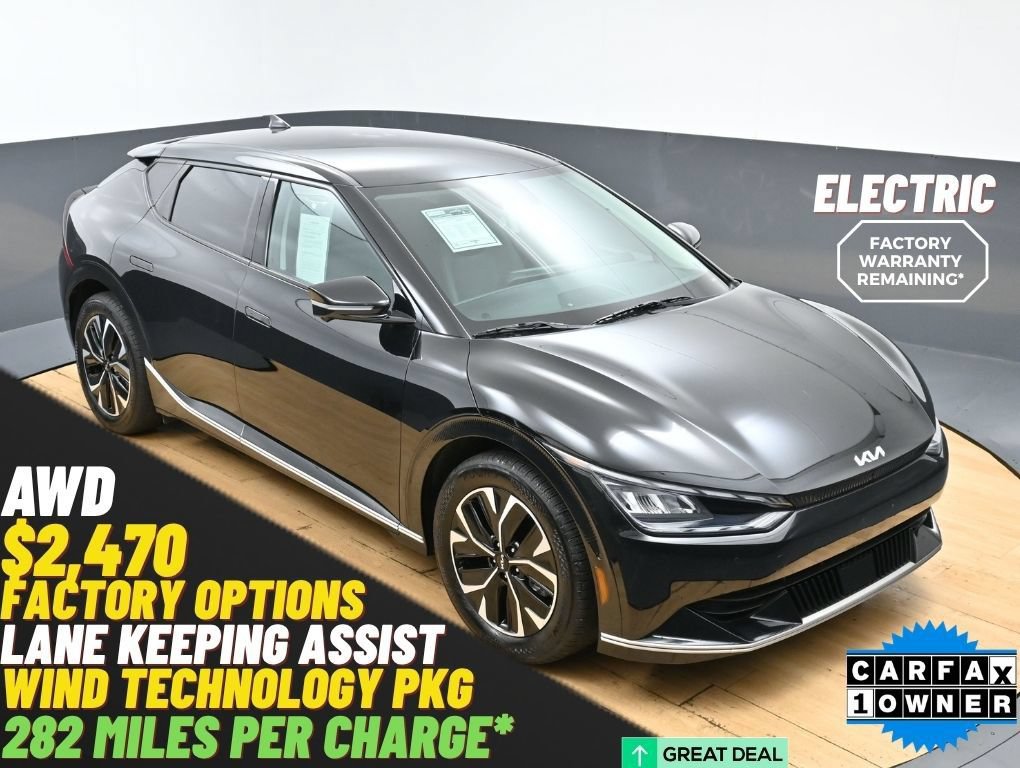 Used 2024 Kia EV6 Wind w/ Wind Technology Package AWD/4WD image 1