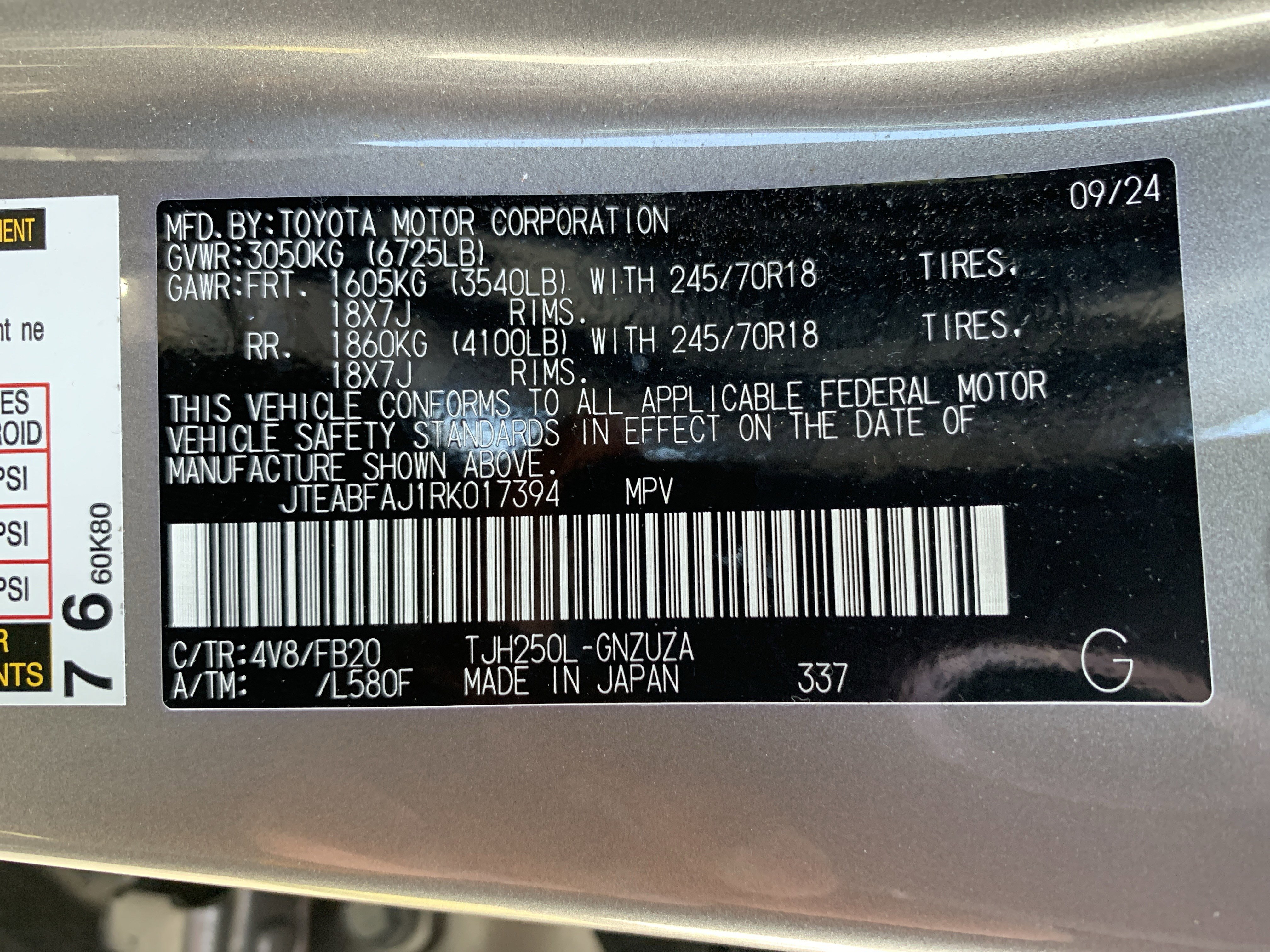 Used 2024 Toyota Land Cruiser 1958 image 36