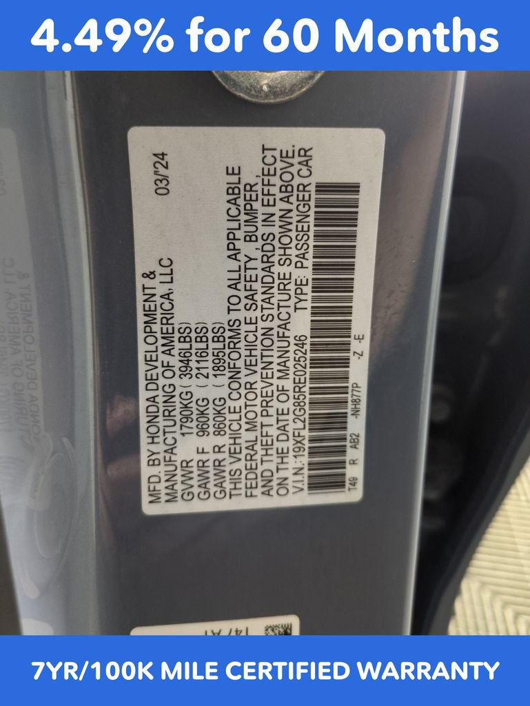 Certified 2024 Honda Civic Sport image 28