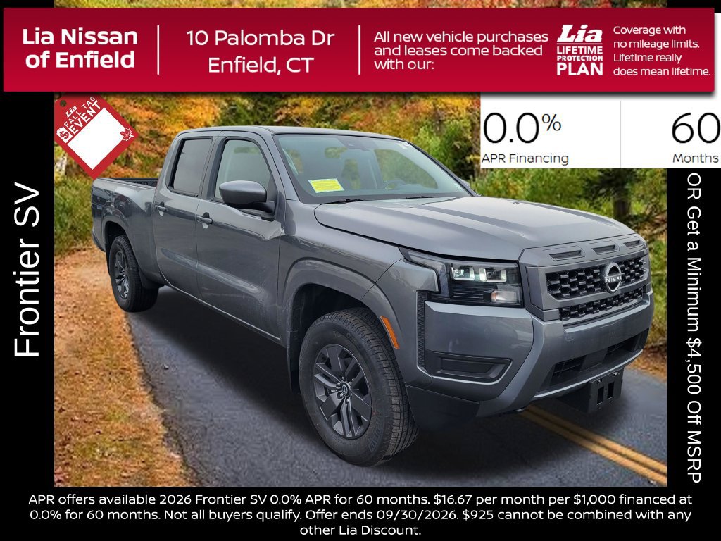 New 2026 Nissan Frontier SV w/ SV Convenience Package