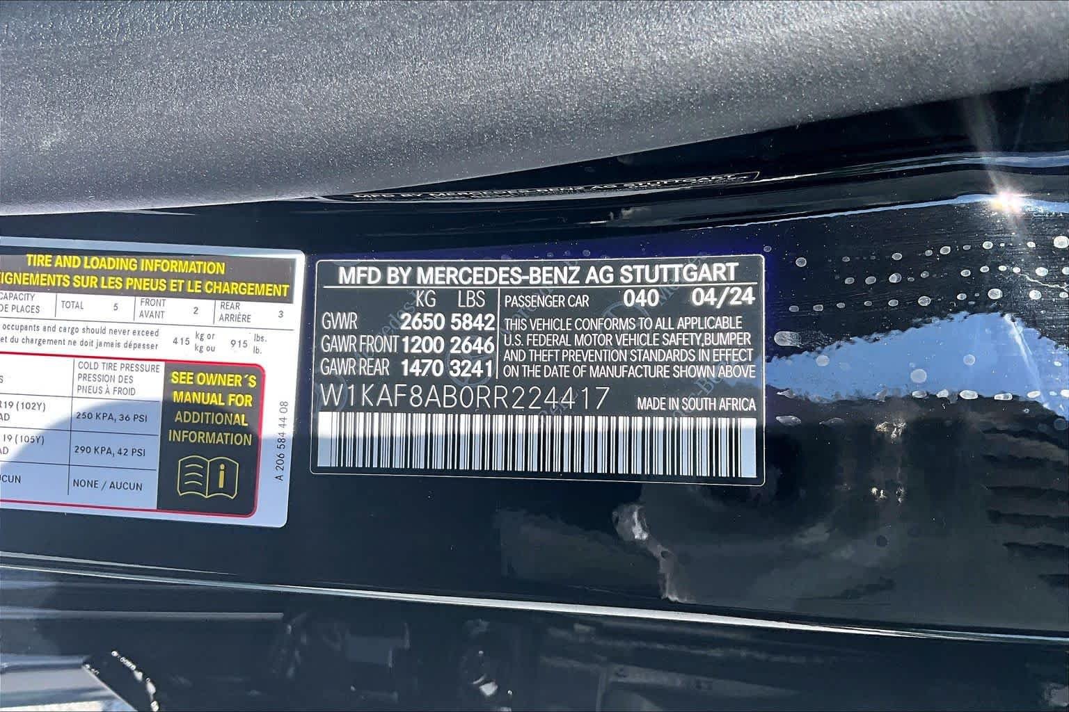 Certified 2024 Mercedes-Benz C 36 AMG S image 62