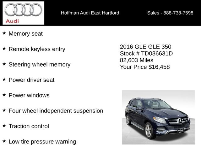 Used 2016 Mercedes-Benz GLE 350 4MATIC image 18