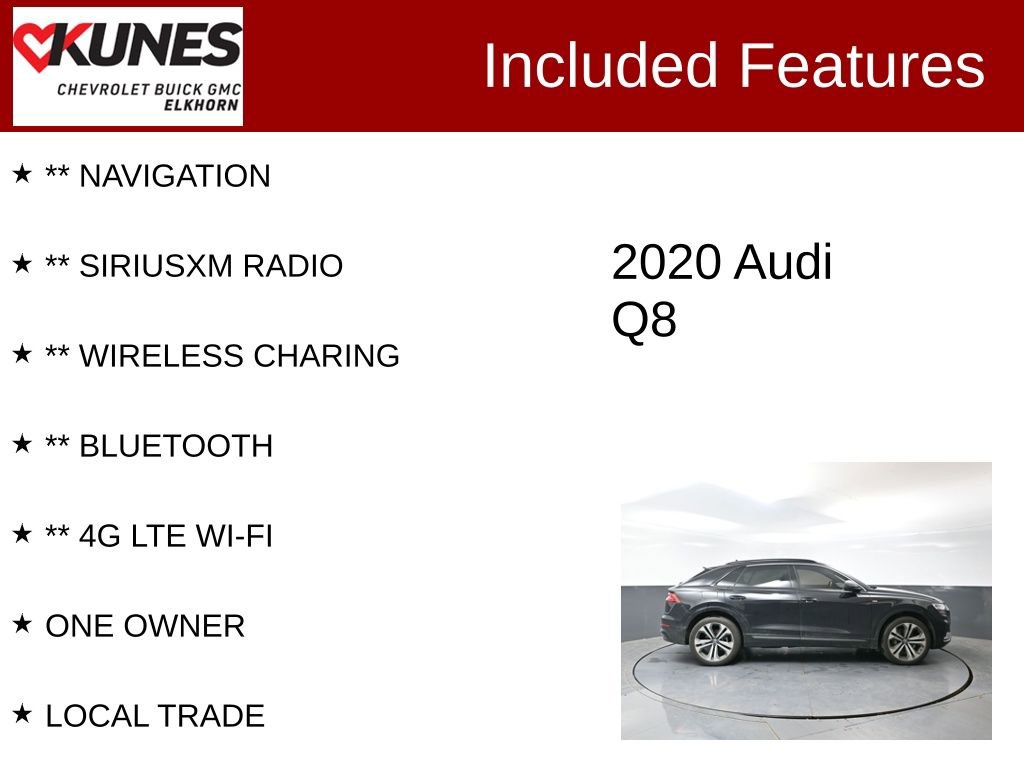 Used 2020 Audi Q8 Premium Plus AWD/4WD image 3