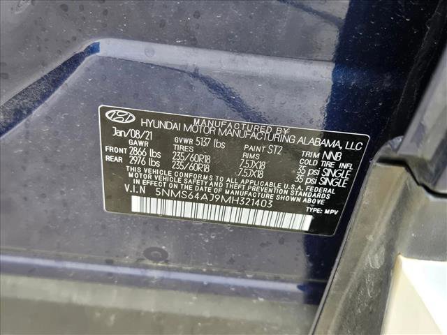 Used 2021 Hyundai Santa Fe SEL w/ Convenience Package image 22