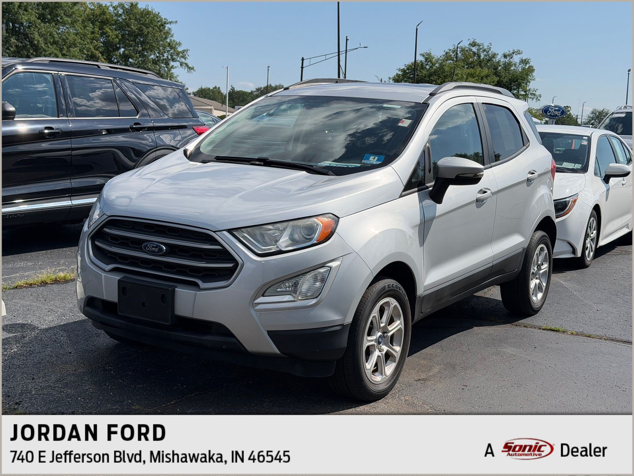 Used 2020 Ford EcoSport SE w/ SE Convenience Package