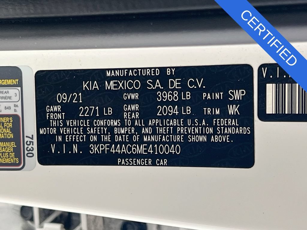 Certified 2021 Kia Forte GT w/ GT2 Package FWD image 14