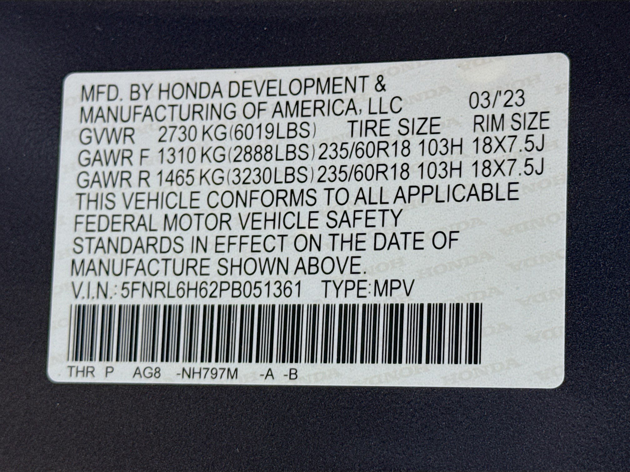 Used 2023 Honda Odyssey EX-L image 36