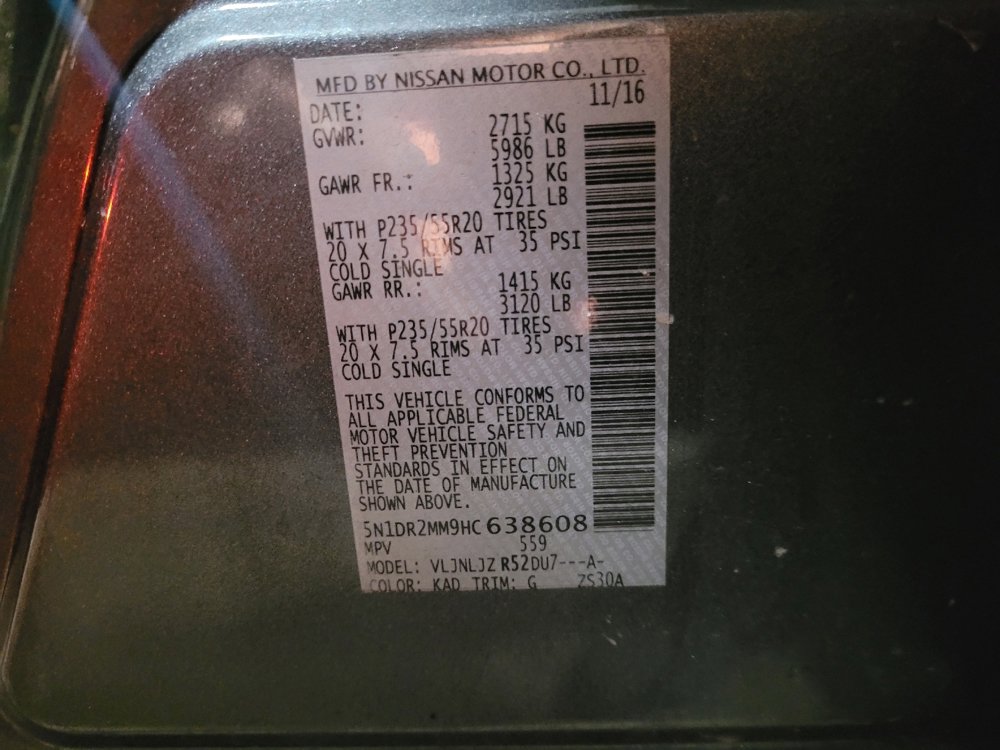 Used 2017 Nissan Pathfinder Platinum w/ Cargo Package image 33