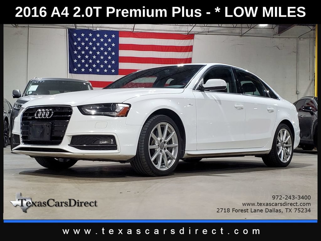Used 2016 Audi A4 2.0T Premium Plus w/ Technology Package AWD/4WD image 1