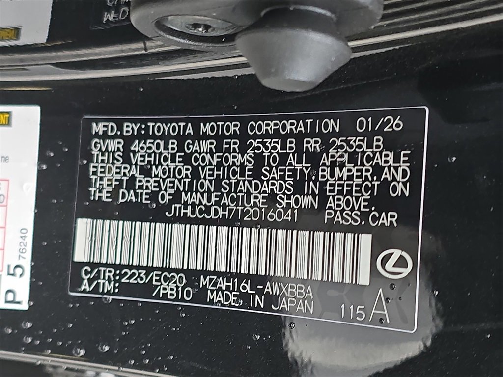 New 2026 Lexus UX 300h AWD image 36