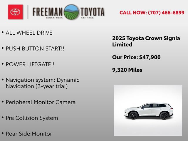 Certified 2025 Toyota Crown Signia w/ Advanced Technology Package AWD/4WD image 10