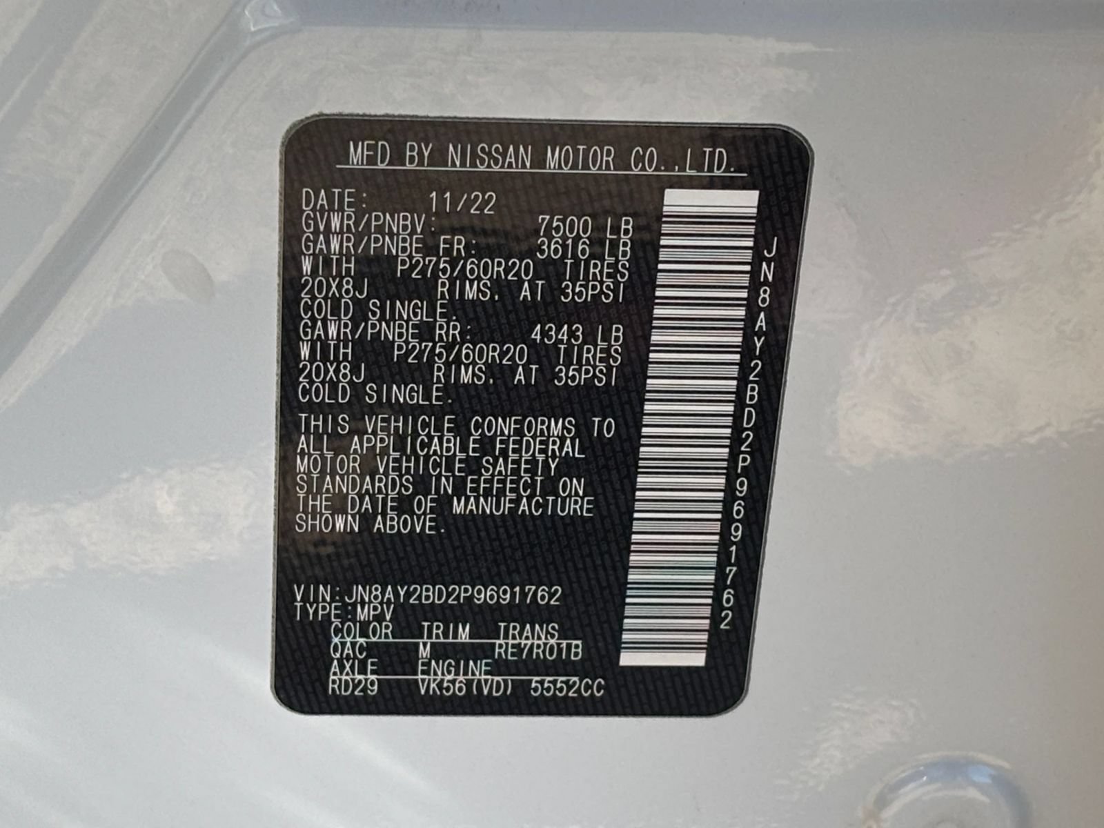 Used 2023 Nissan Armada SL AWD/4WD image 33