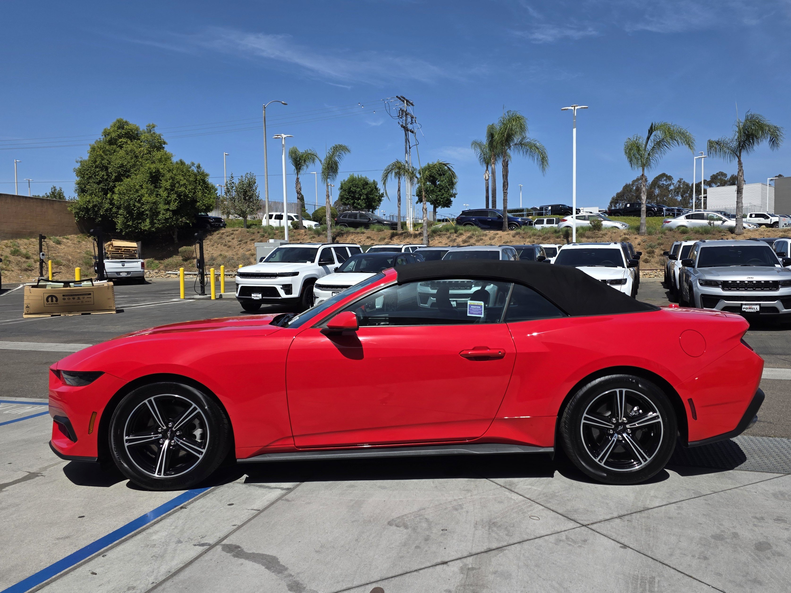 Used 2025 Ford Mustang Convertible RWD image 2