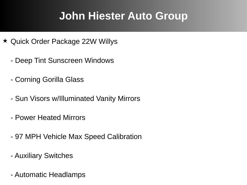 Used 2025 Jeep Wrangler Unlimited Sport AWD/4WD image 30
