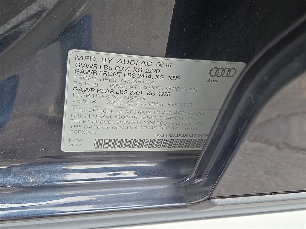 Used 2018 Audi A4 2.0T allroad Premium Plus w/ Premium Plus Package image 27