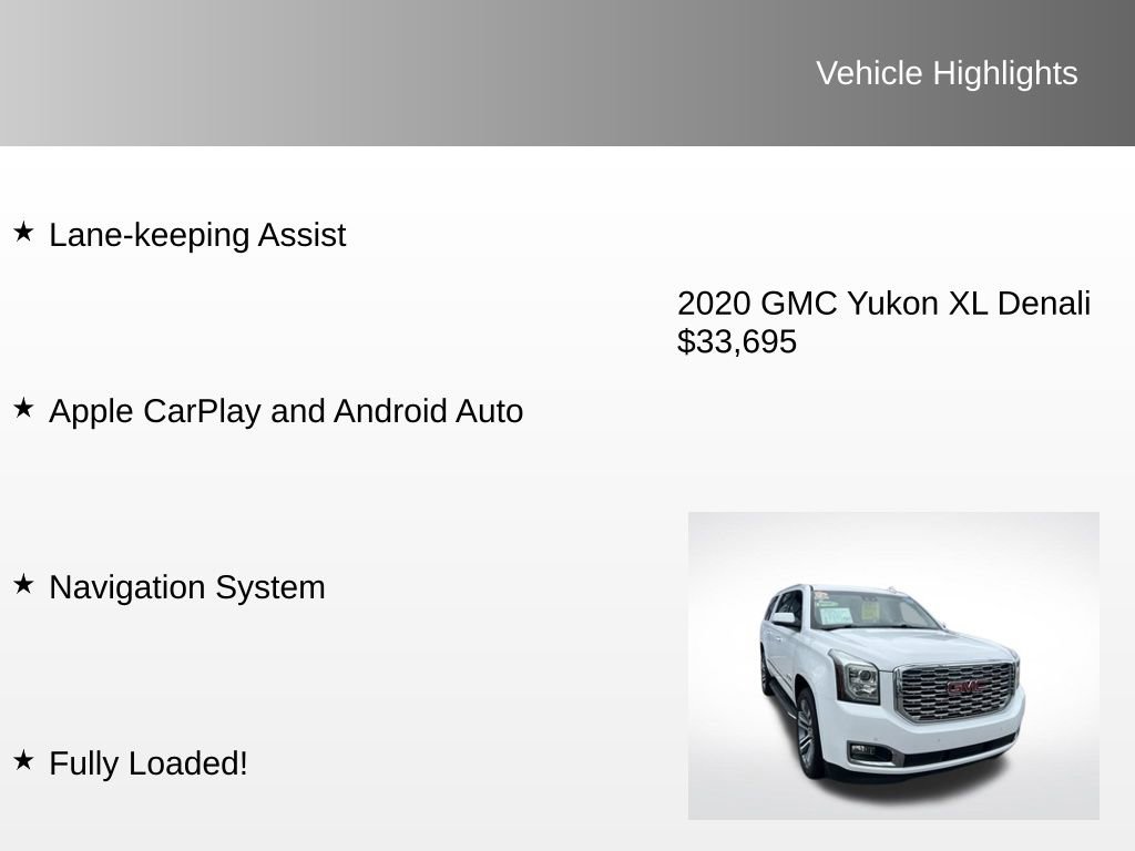 Used 2020 GMC Yukon XL Denali image 8