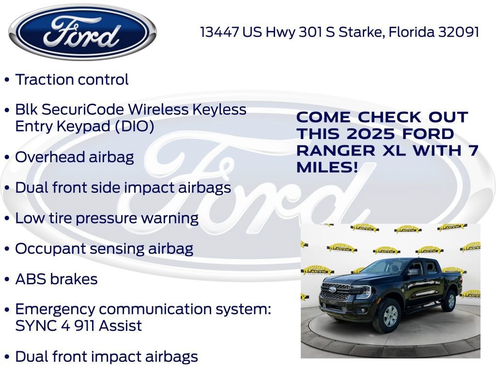 New 2025 Ford Ranger XL image 20