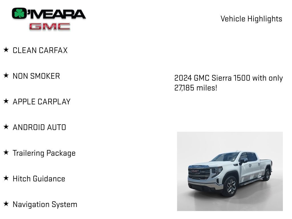 Used 2024 GMC Sierra 1500 SLT w/ SLT Premium Plus Package AWD/4WD image 7