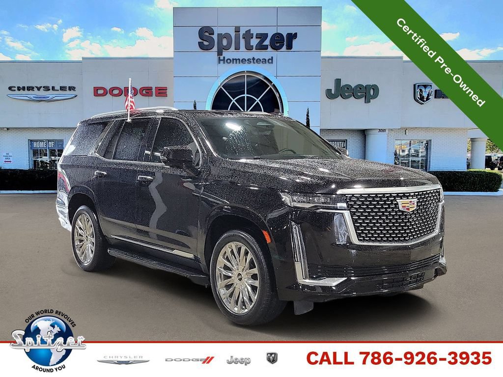 Used 2023 Cadillac Escalade Premium Luxury w/ Performance Package RWD image 1
