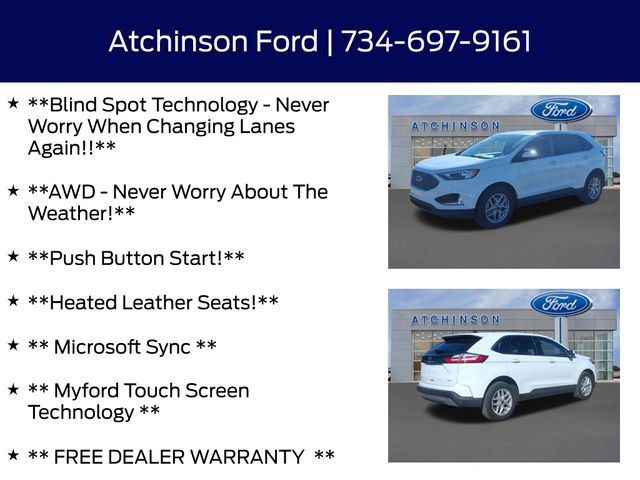 Certified 2023 Ford Edge SEL w/ Convenience Package AWD/4WD image 9