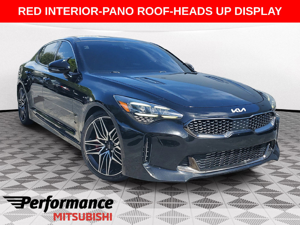 Used 2022 Kia Stinger GT1 w/ Red Interior Color Package RWD image 1