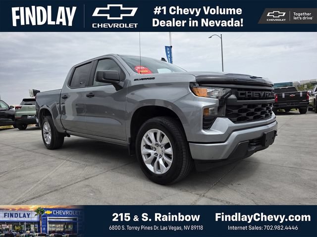 Certified 2023 Chevrolet Silverado 1500 Custom w/ LPO, Dark Essentials Package RWD image 1