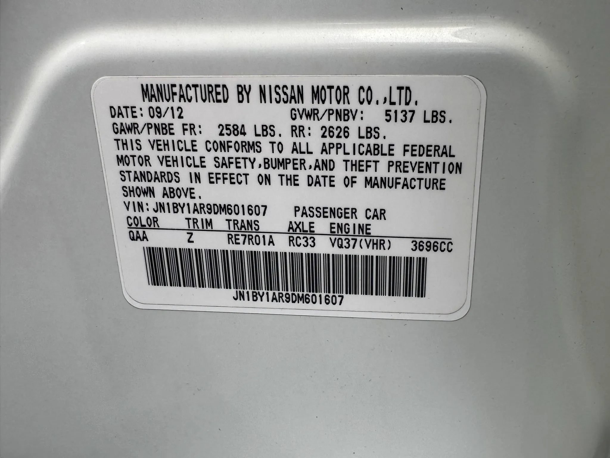 Used 2013 INFINITI M37 x w/ Premium Pkg AWD/4WD image 34